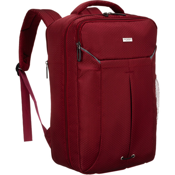 Peterson Cestovný dámsky batoh v červenej farbe z polyesteru – 65247981