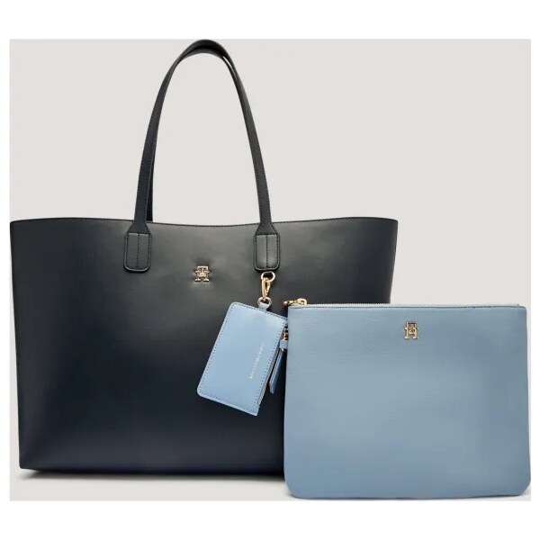 Tommy Hilfiger Obojstranná shopper kabelka + príručná taštička ICON 65236419