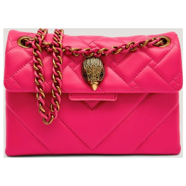 Kurt Geiger Kožená kabelka na rameno 690-LEATHER MINI KENSINGTON 65236281