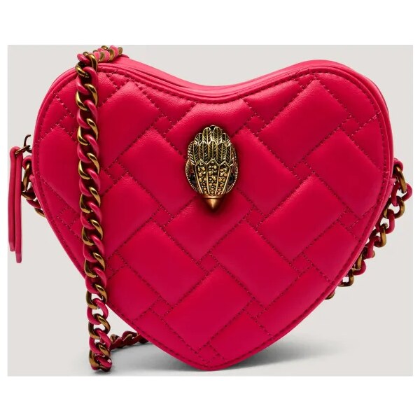 Kurt Geiger Kožená crossbody kabelka 690-KENSINGTON HEART 65236280