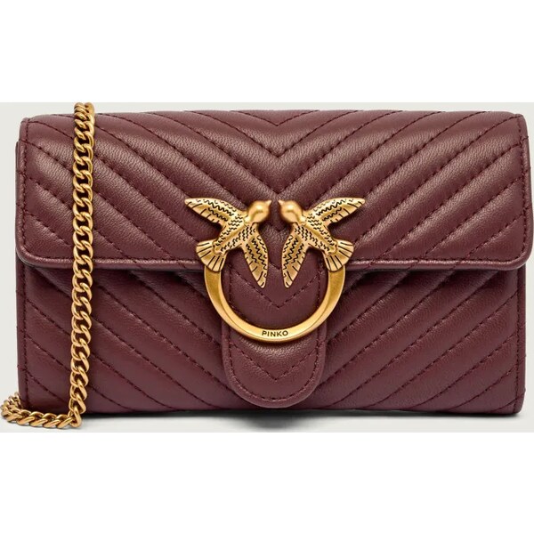 Pinko Kožená listová kabelka / peňaženka LOVE ONE WALLET C 65213754