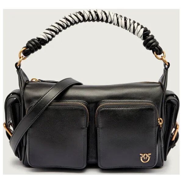 Pinko Kožená kabelka na rameno CARGO 65210388