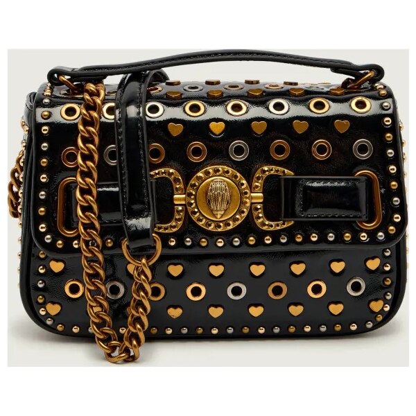 Kurt Geiger Kožená kabelka na rameno MINI MANSION 65210446