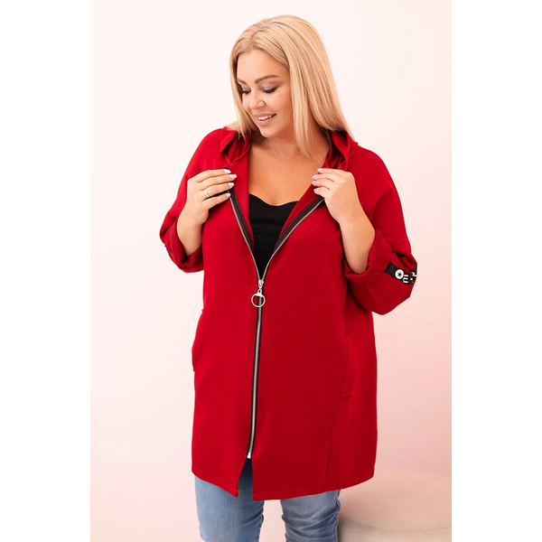 Kesi Dámska mikina s ozdobnými rukávmi LIS 65436734