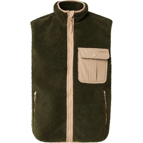LEVIS Vesta Joonie Sherpa Vest béžová / olivová 65253416
