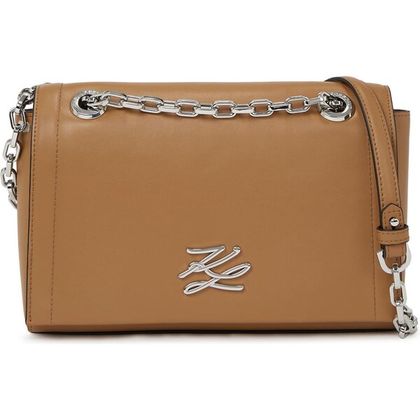Karl Lagerfeld Taška cez rameno Autograph karamelová 65415084