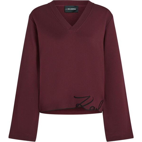 Karl Lagerfeld Mikina bordová 65658338