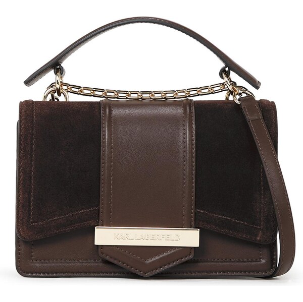 Karl Lagerfeld Kabelka na rameno hnedá / tmavohnedá 65253475