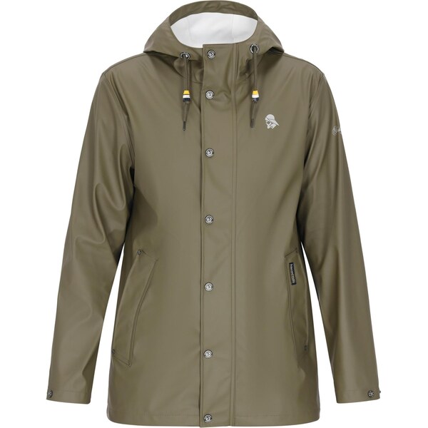 Schmuddelwedda Funkčná bunda svetlosivá / olivová 65253491