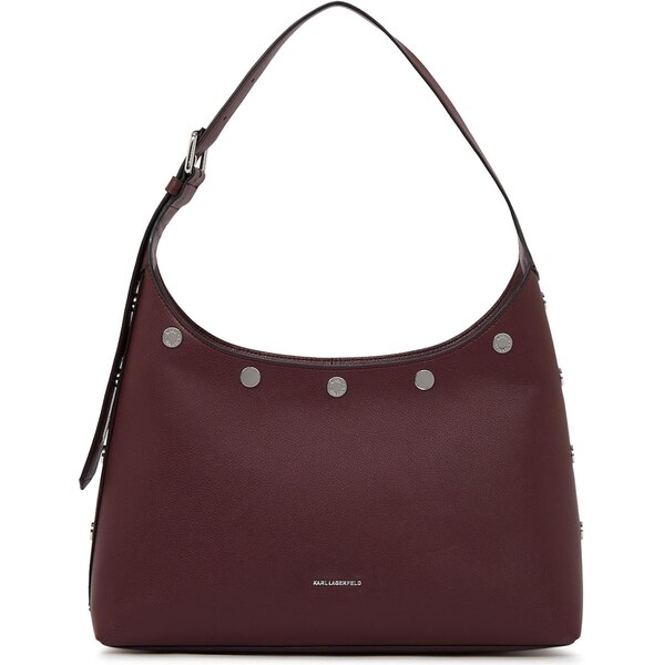 Karl Lagerfeld Kabelka na rameno ROCKY MARAIS bordová 65253497