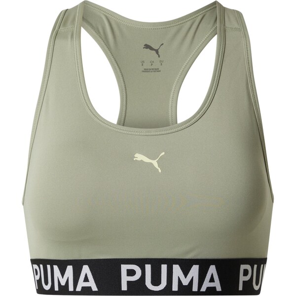 PUMA Športová podprsenka 4Keeps pastelovo zelená / čierna / biela 65658912