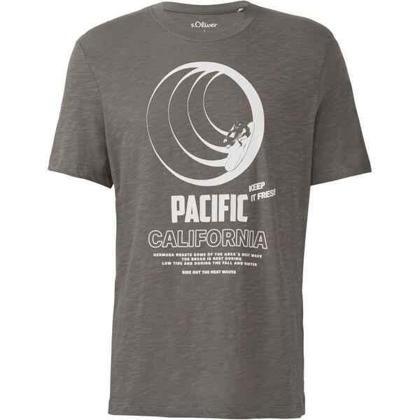 s.Oliver Tričko kaki / biela 65305294