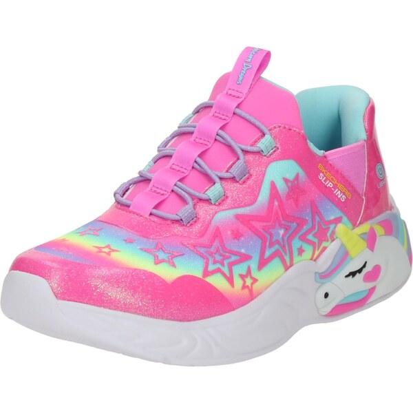 SKECHERS Tenisky Unicorn Dreams - Starry Lite modrá / tyrkysová / žltá 65559265