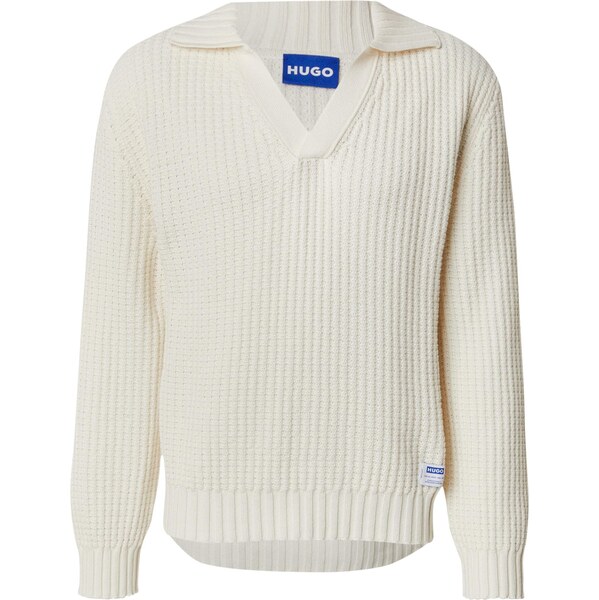 HUGO Sveter Spiro biela 65707804