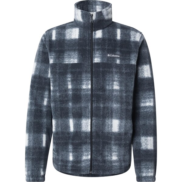 COLUMBIA Funkčná flisová bunda Steens Mountain sivá / biela 65457255