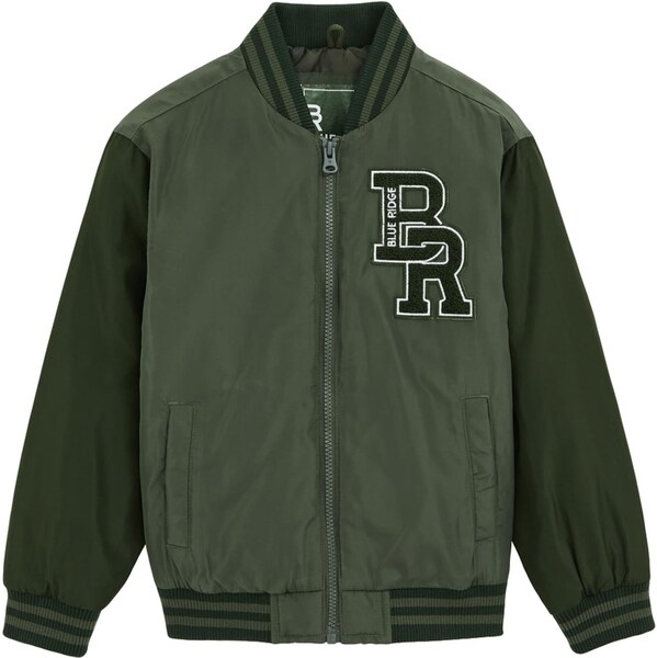 WE Fashion Prechodná bunda kaki / biela 65882863