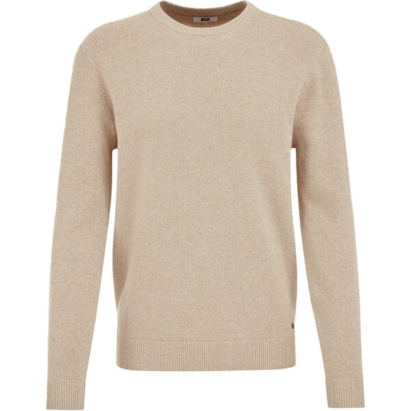 WE Fashion Sveter béžová melírovaná 65657518