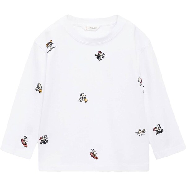 MANGO KIDS Tričko SNEMBRO zlatá žltá / svetločervená / čierna / biela 65658060