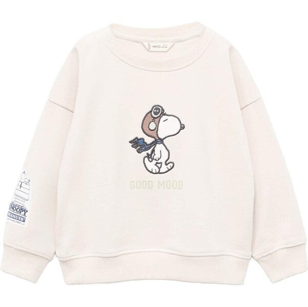 MANGO KIDS Mikina SNTRAVEL krémová / enciánová / brokátová / 65558986