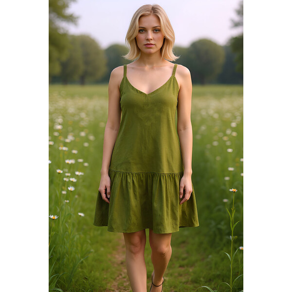 Lotika Linen Letné ľanové šaty obojstranné 2v1 65235765