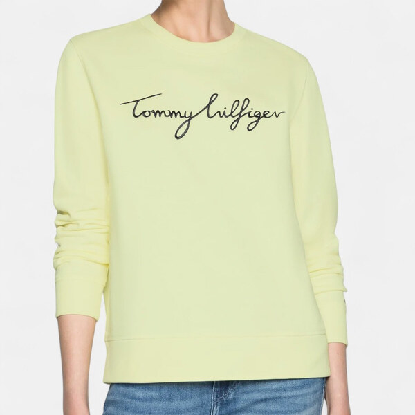 Dámská žlutá mikina Tommy Hilfiger 56351 65258655