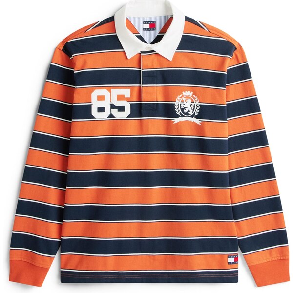 Tommy Jeans Tričko námornícka modrá / oranžová / biela 65261018