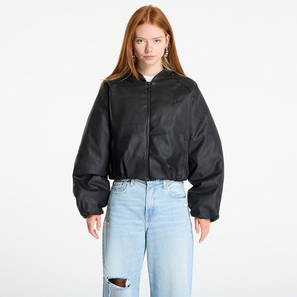 adidas Originals Bomber adidas Pleather Bomber Synthetic Down Jacket 65260449