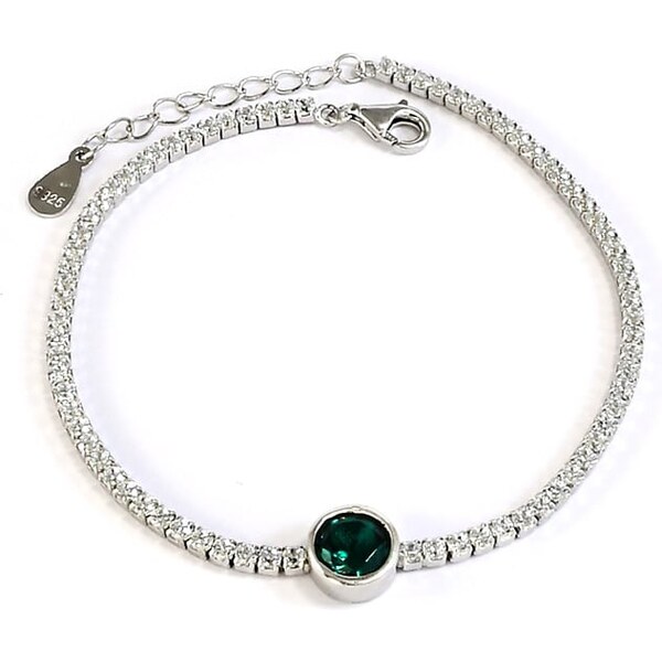 Strieborný náramok Glare 302 65261011