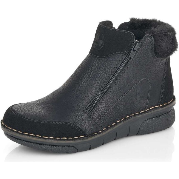 Dámska členková obuv RIEKER 73352-00 čierna W5 15563761