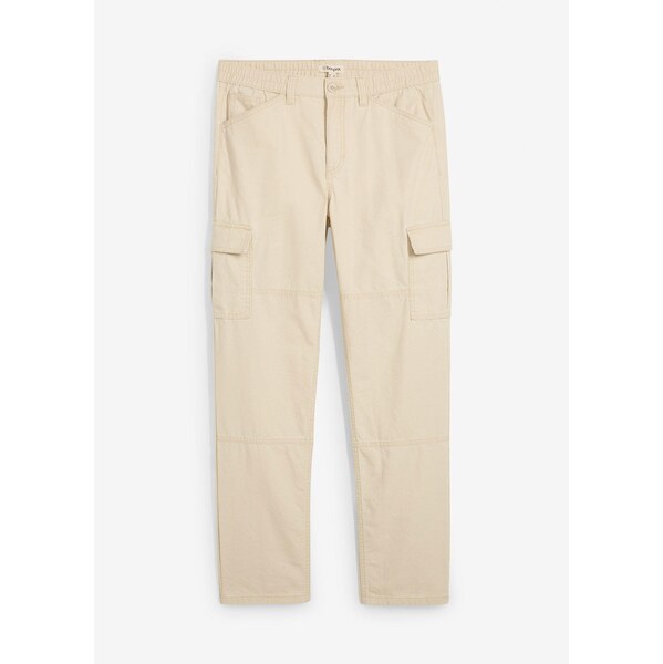 bonprix Kapsáčové nohavice, Relaxed Fit, z bavlneného plátna, rovné, 65364148