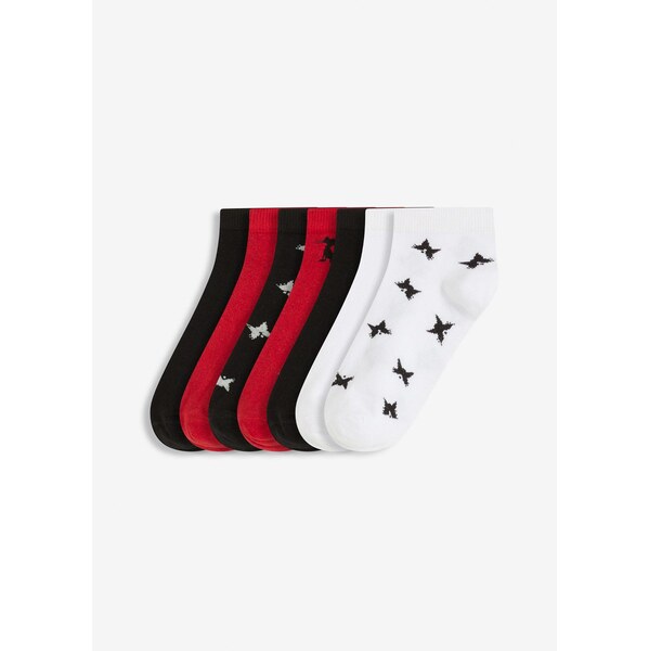 bonprix Krátke ponožky s bio bavlnou (7 ks), farba čierna 65262905