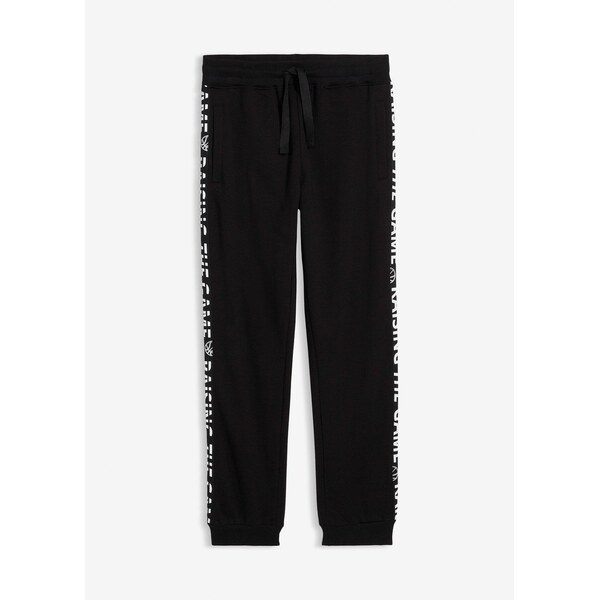 bonprix Joggingové tepláky z čistej bio bavlny, farba čierna 65263022