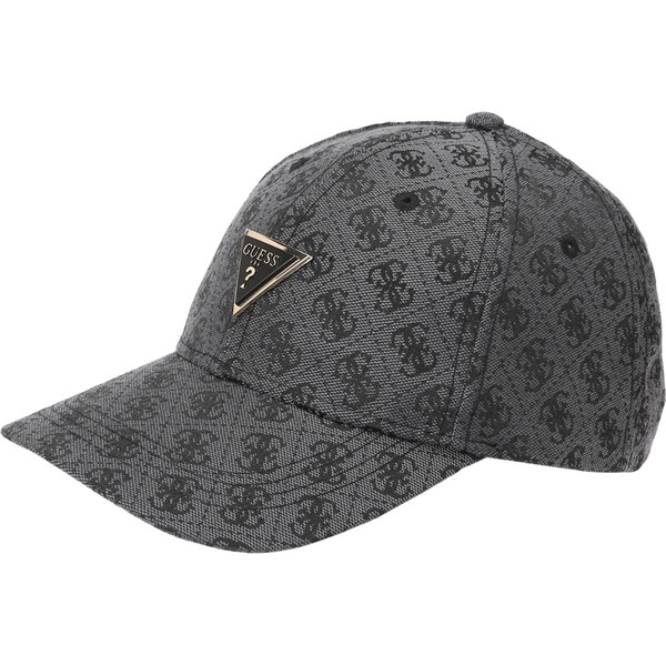 GUESS Čiapka KATYA BASEBALL CAP tmavosivá / čierna 65310810