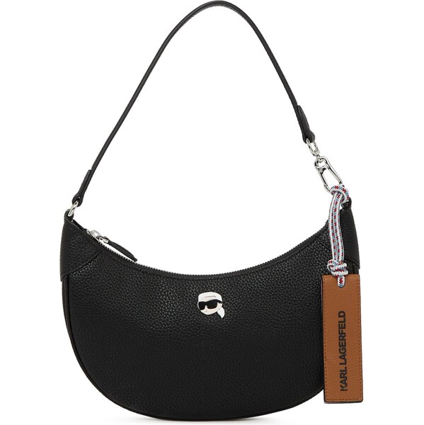 Karl Lagerfeld Kabelka na rameno Pebble svetlobéžová / čierna / biela 65267699