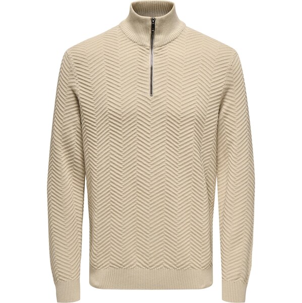 Only & Sons Sveter ONSMACE sivobéžová 65861714