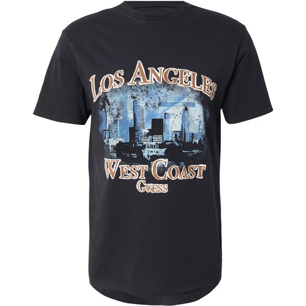 GUESS Tričko modrá / svetlohnedá / čierna / biela 65415241