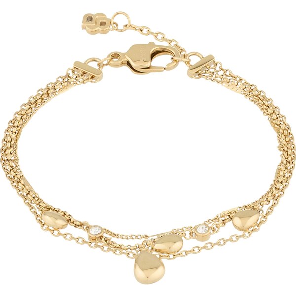 BOSS Náramok Selena zlatá / priehľadná 65394826