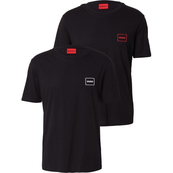 HUGO Tričko Dugopak červená / čierna / biela 65268162