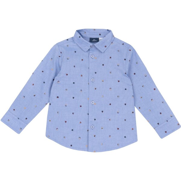 Chicco Košeľa béžová / svetlomodrá / čierna 65655707