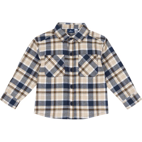Chicco Košeľa béžová / tmavobéžová / tmavomodrá / biela 65655701