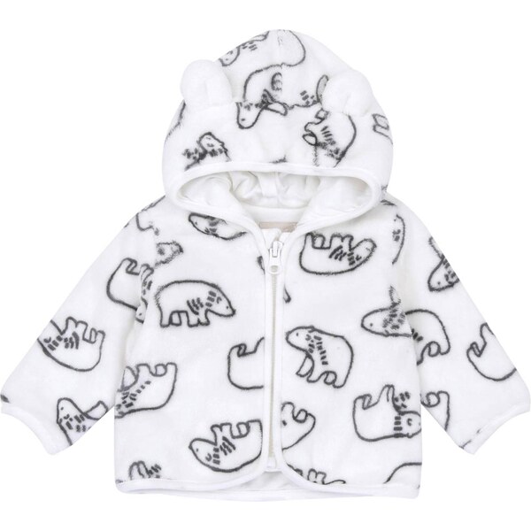 Chicco Tepláková bunda čierna / biela 65655760