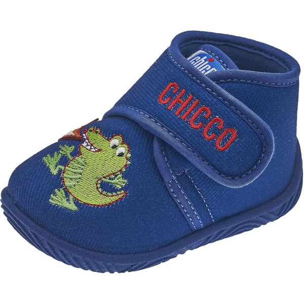 Chicco Papuče Toil modrá / zelená / červená 65659183