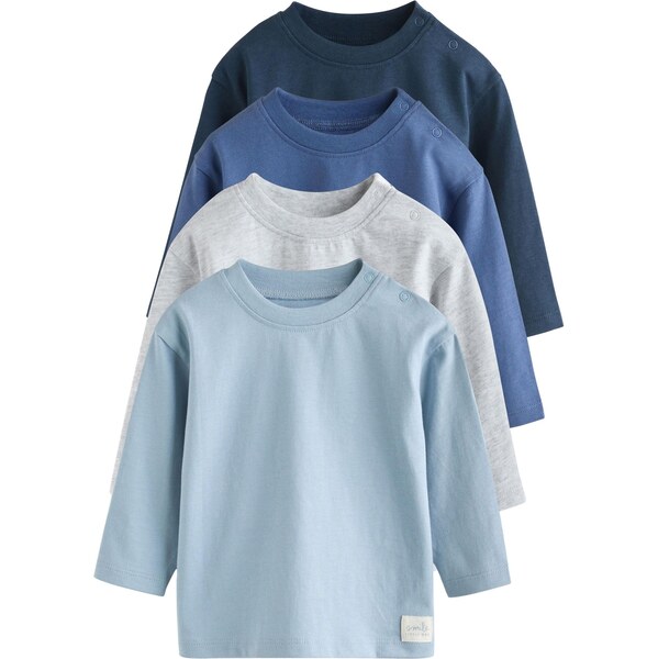 Next Tričko modrá / svetlomodrá / tmavomodrá / sivá 65888060