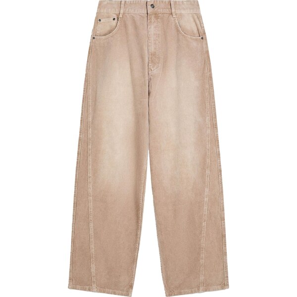 Bershka Nohavice tmavobéžová 65662950