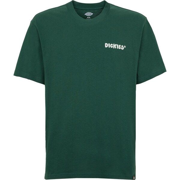 DICKIES Tričko GORDONSVILLE zelená / biela 65659563