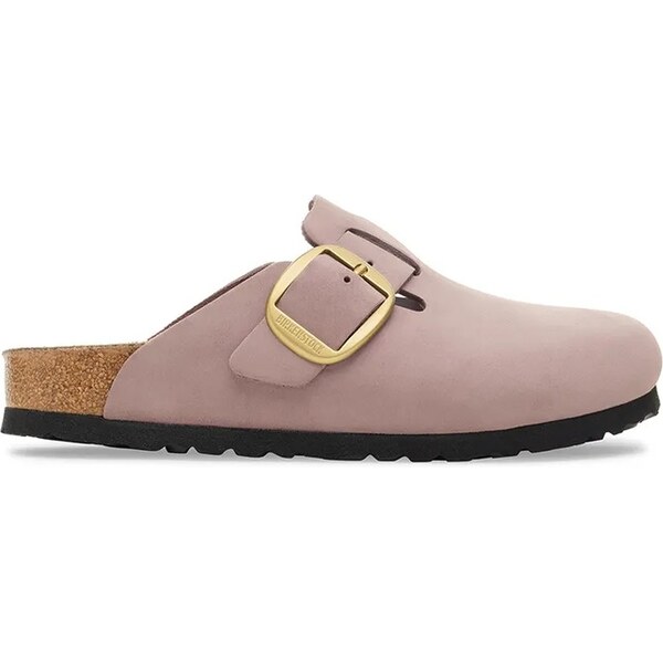 Nubukové šľapky Birkenstock Boston Big Buckle 65275231
