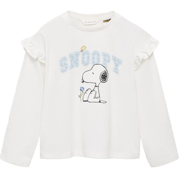 MANGO KIDS Tričko SYFLOR svetlomodrá / žltá / čierna / šedobiela 65882911