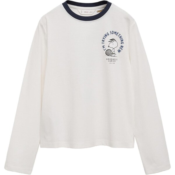 MANGO KIDS Tričko SYCONTRA opálová / čierna / šedobiela 65883043