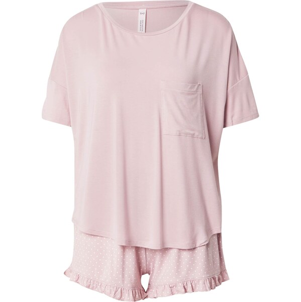 Hunkemöller Pyžamo ružová / biela 65286810