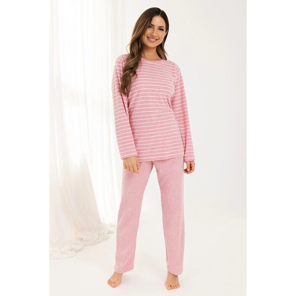 Regina Dámske froté pyžamo Emilia ružové 65295950
